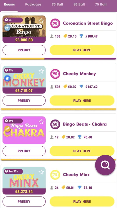 Cheeky Bingo Casino Download Mobiele App